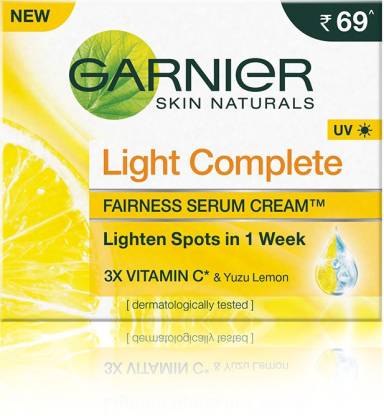 Garnier light complete fairness cream